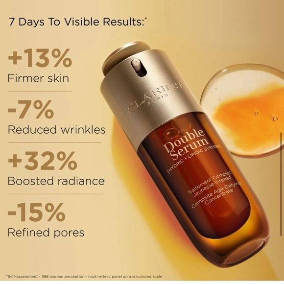 Clarins |
Double Serum Complete Age-Defying
Concentrate - Picture 5 of 13